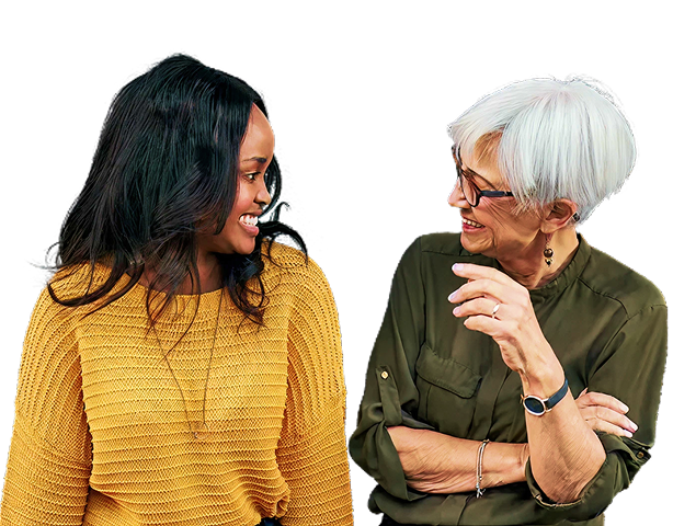 Business people discussing